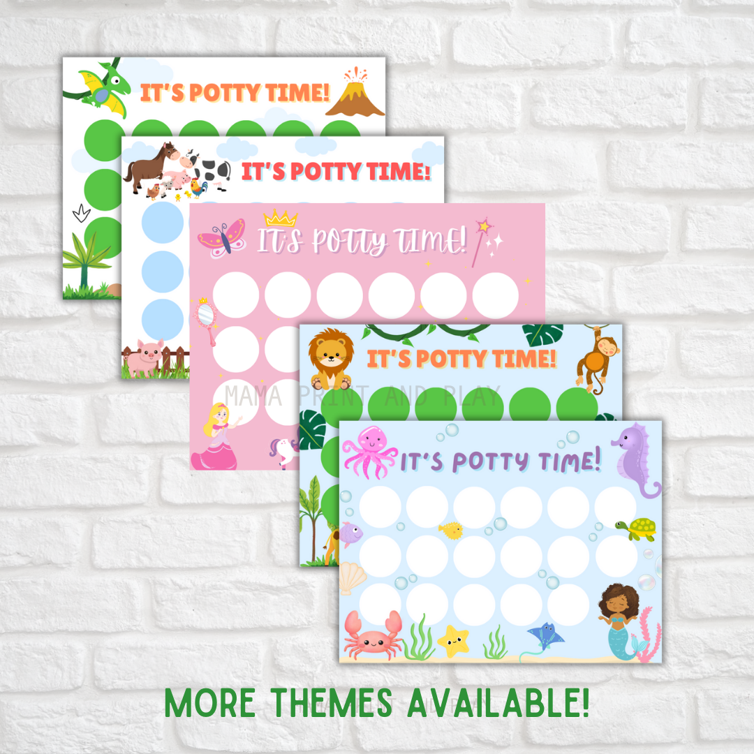 Free Printable Dinosaur Potty Training Chart Free Printable Dinosaur Potty Training Chart