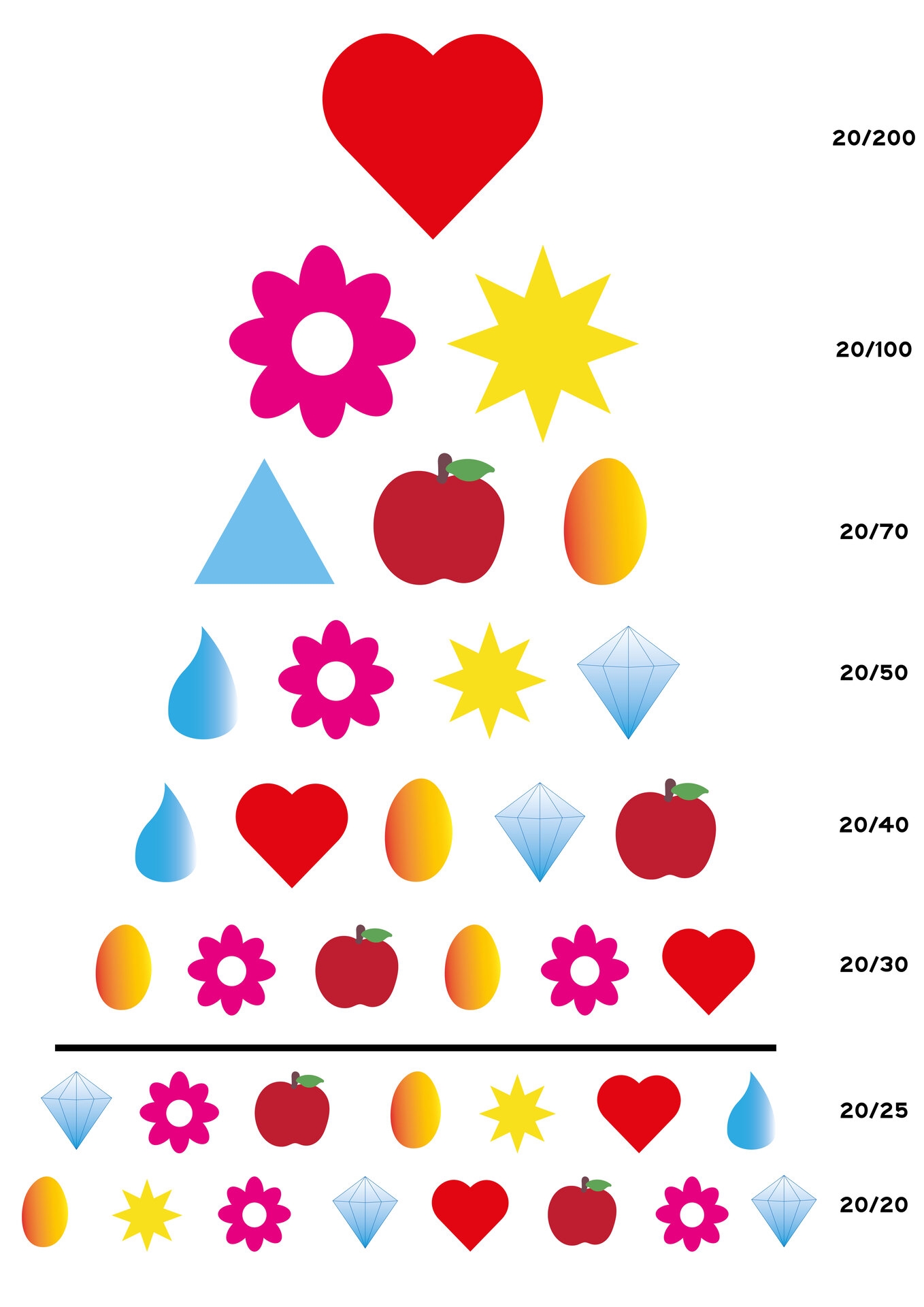 Preschool Eye Charts 10 Free PDF Printables Printablee