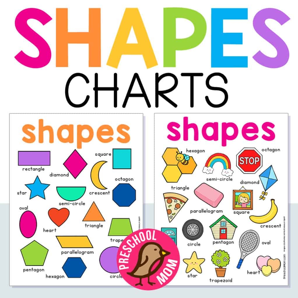 Preschool Shapes Charts Preschool Mom Preschool Shapes Charts Preschool Mom