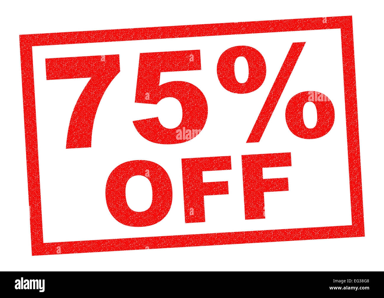 Price Tag 75 Percent Off Hi res Stock Photography And Images Page 2 Alamy