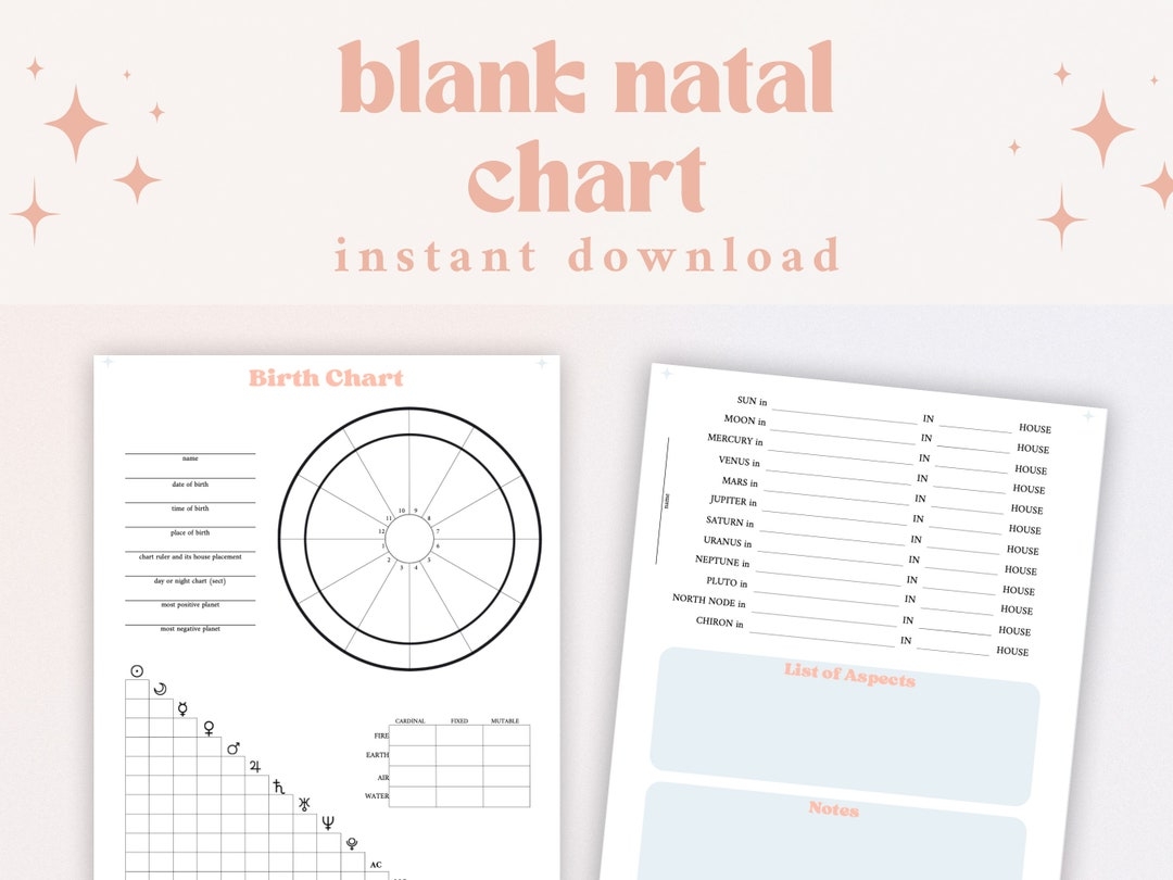 Free Birth Chart Printable
