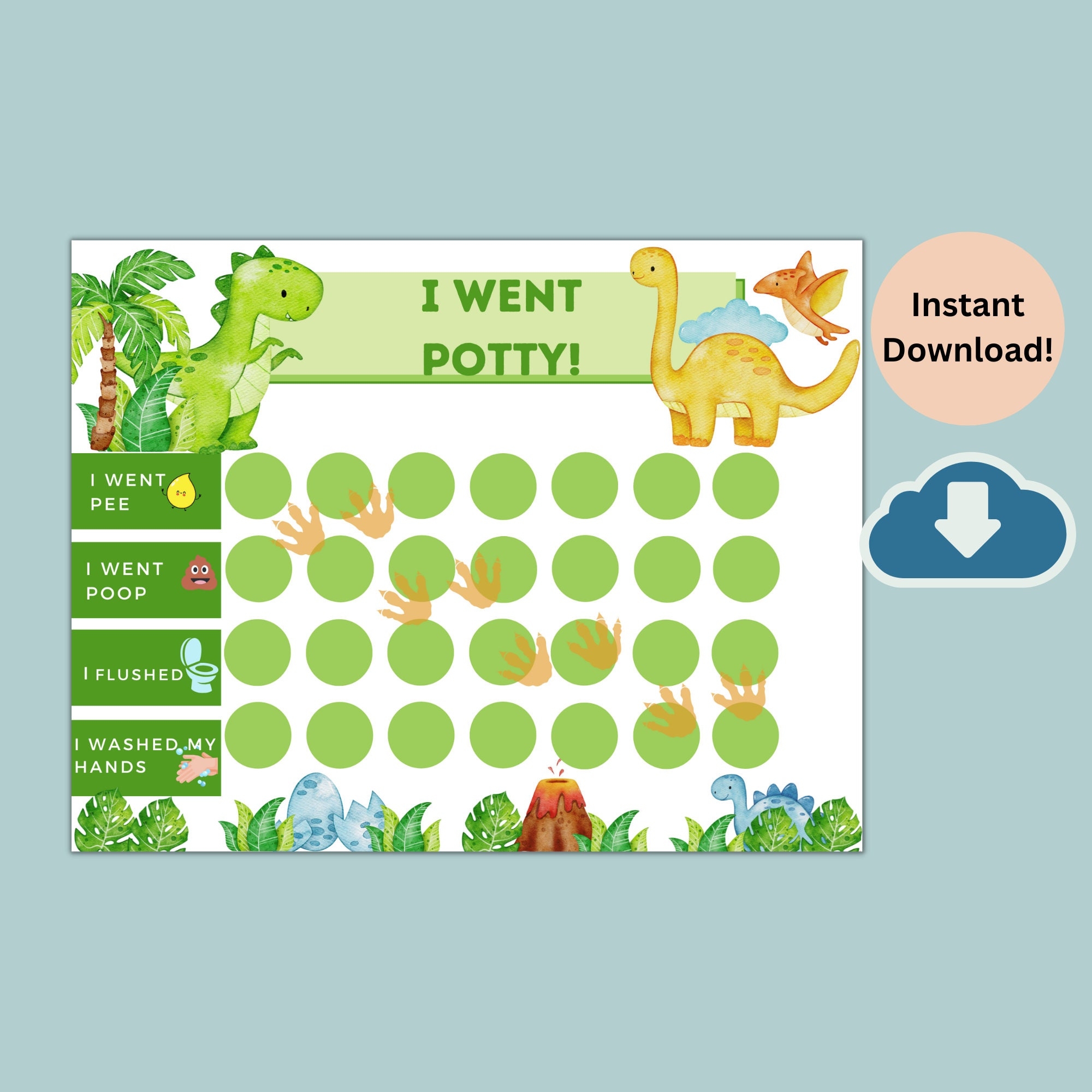 Printable Dinosaur Potty Training Chart With Stickers Instant Download Sticker Chart Toddler Chore Chart T Rex Potty Chart Printable Dinosaur Potty Training Chart With Stickers Instant Download Sticker Chart Toddler Chore Chart T Rex Potty Chart