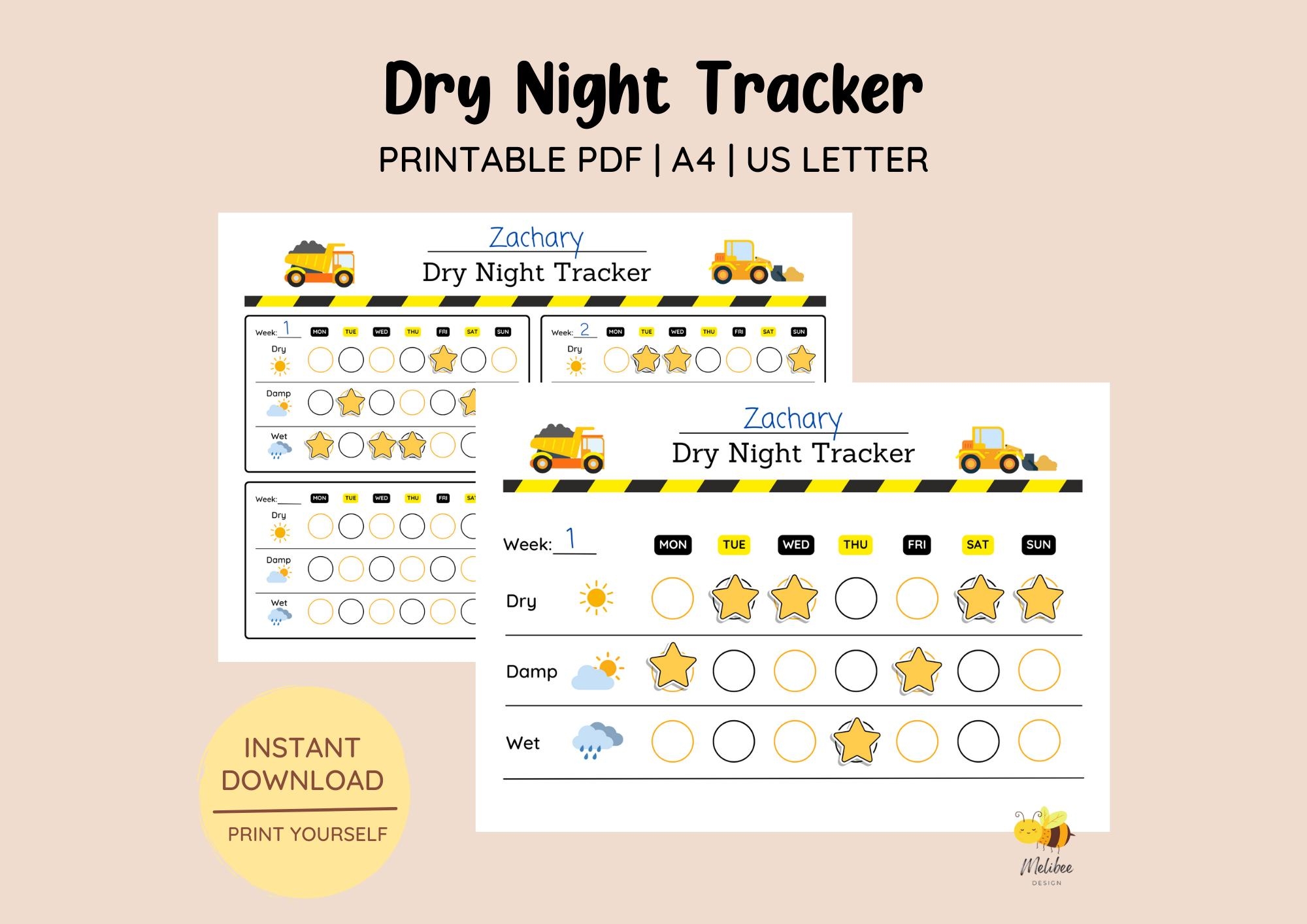 Dry Night Chart Printable