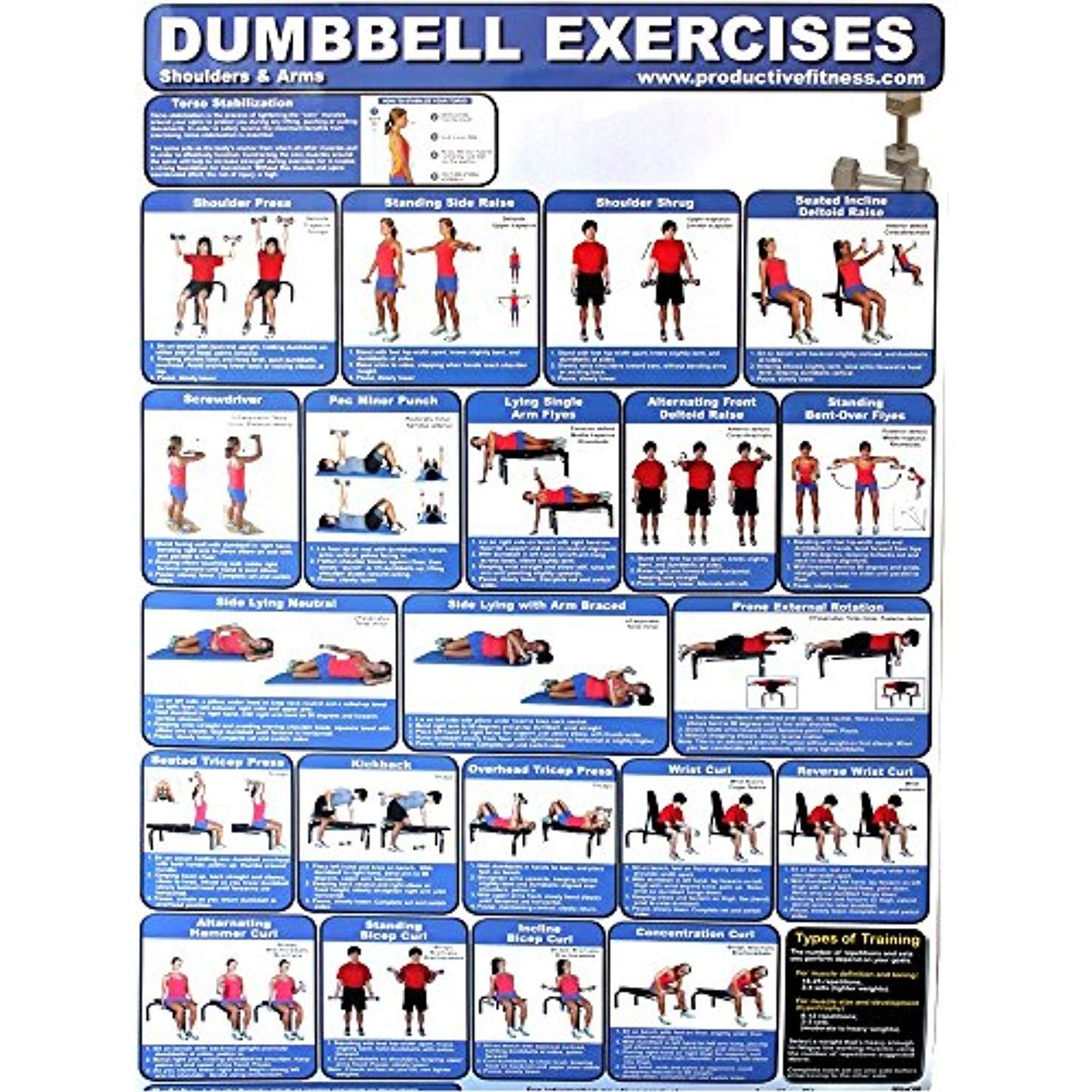 Printable Free Dumbbell Workout Chart