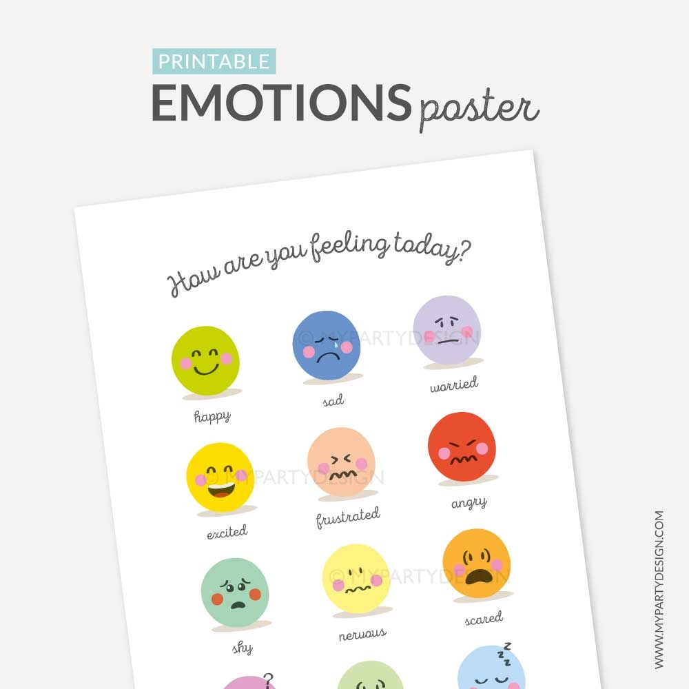 Printable Feelings Chart