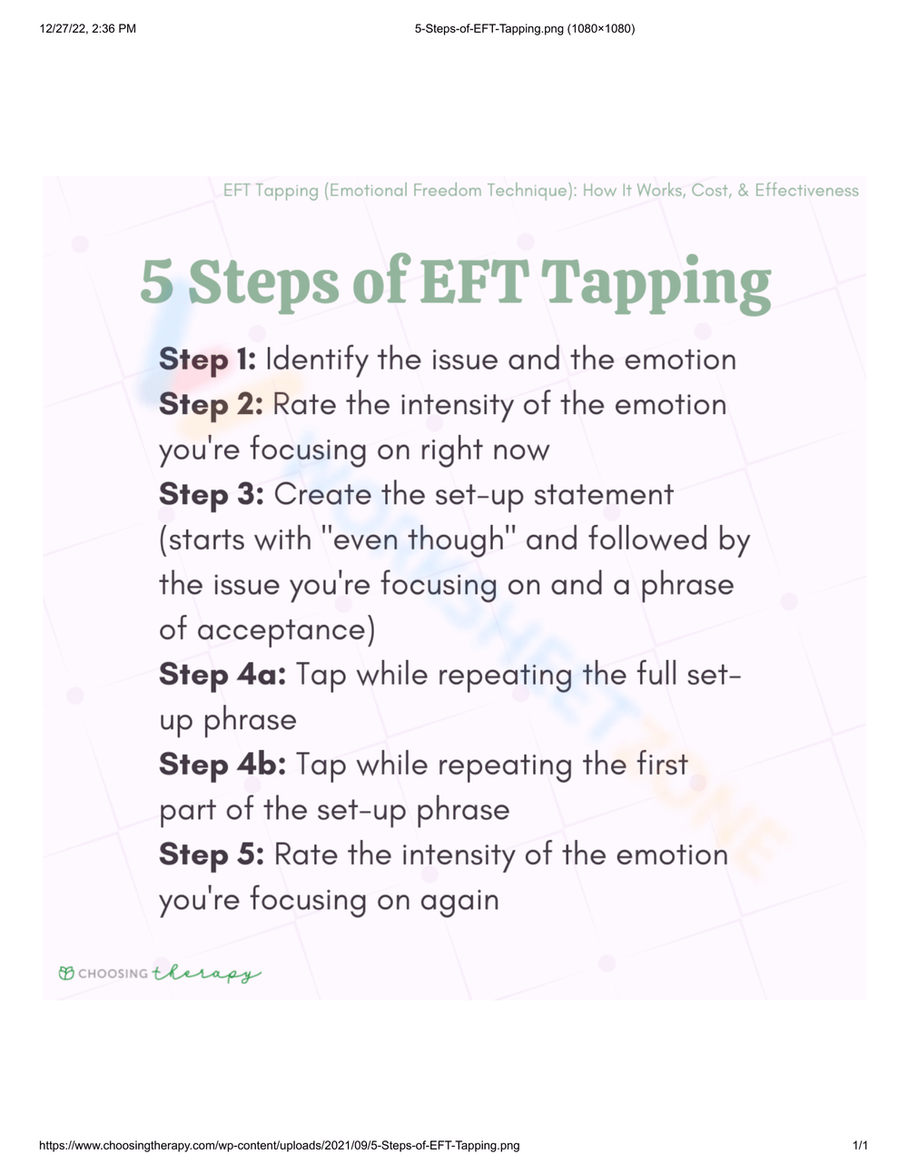 Printable Eft Tapping Chart Pdf Printable Eft Tapping Chart Pdf