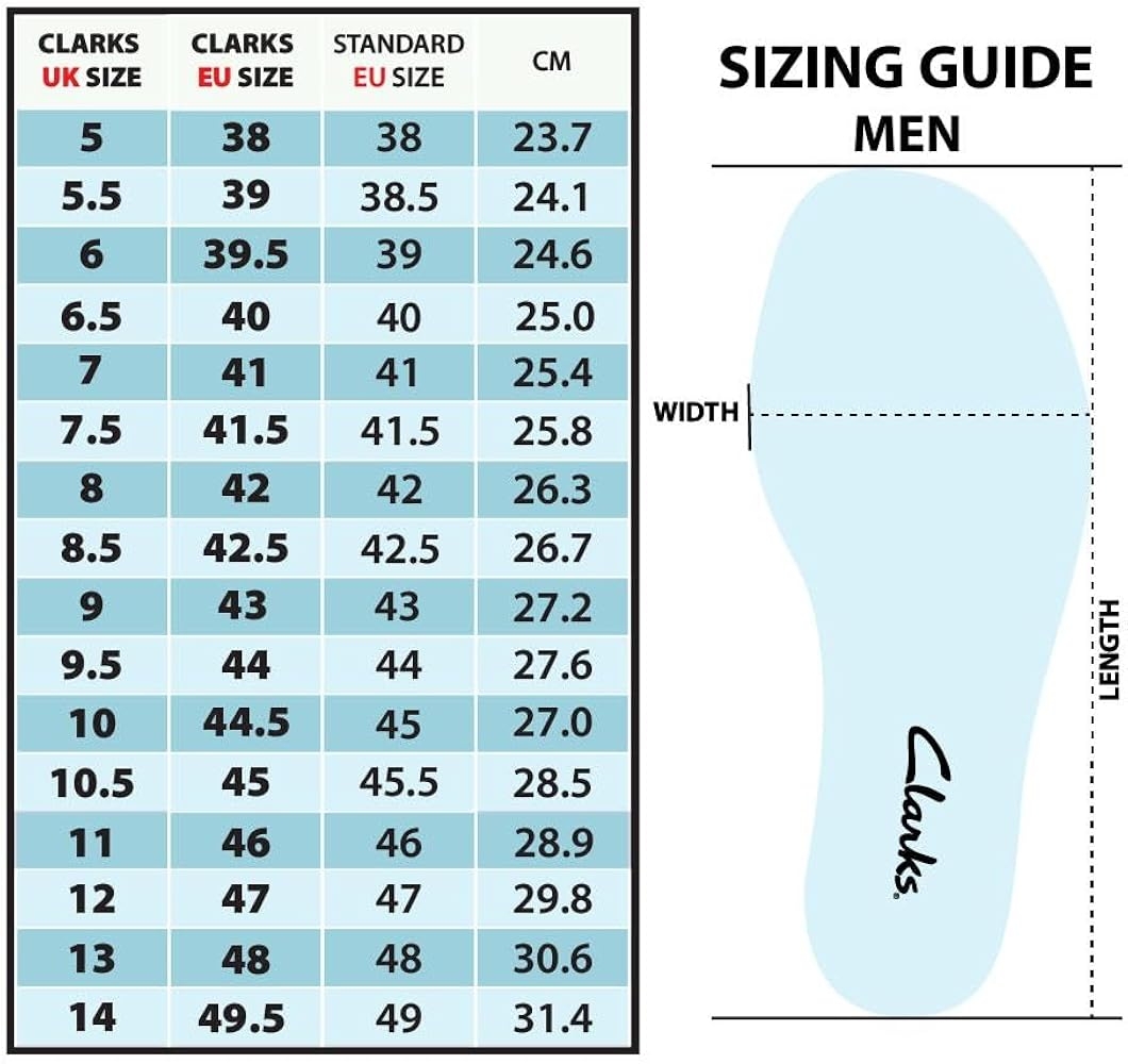 Printable Mens Shoe Size Chart With Width Size Guide Men 039 s Foot Width Chart Us Sizing Chart Us Mens To