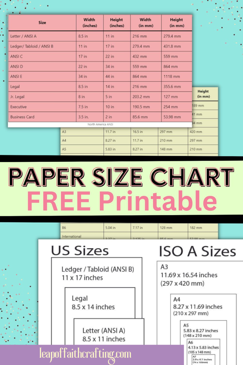 Actual Size Printable Font Size Chart
