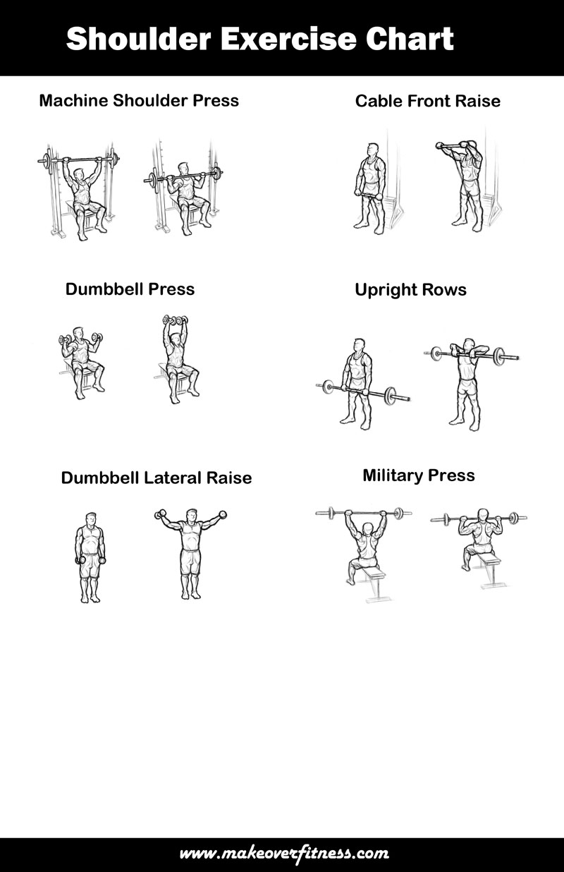 Free Printable Cable Machine Exercises Chart