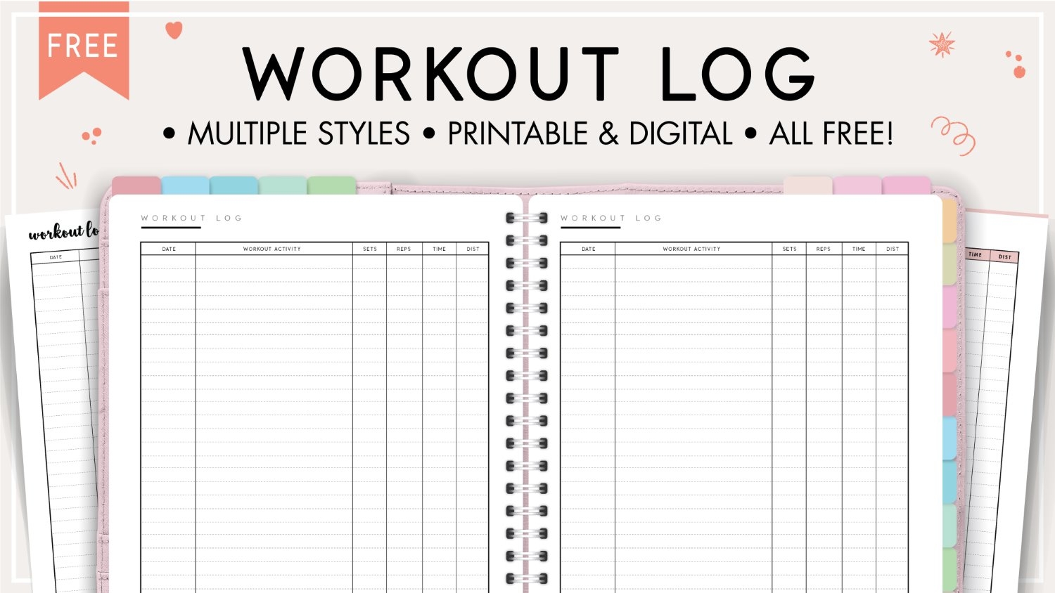 Exercise Tracking Chart Printable Exercise Tracking Chart Printable