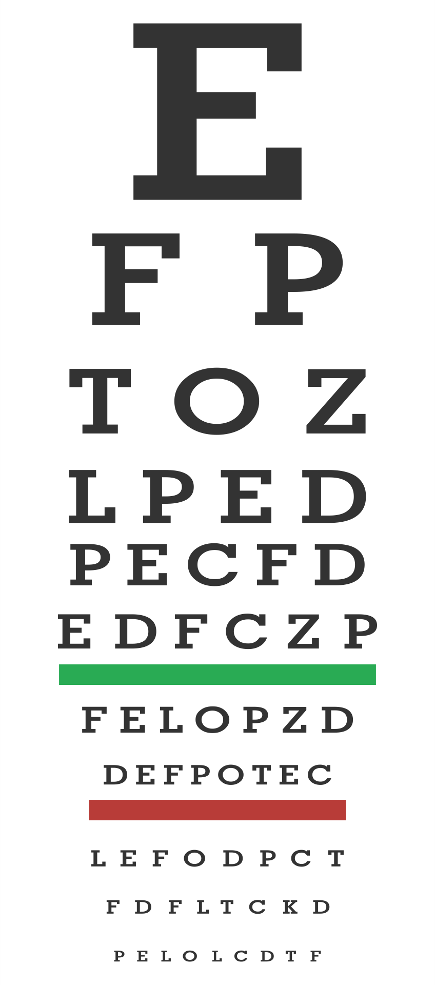 Printable Snellen Eye Charts Disabled World Worksheets Library