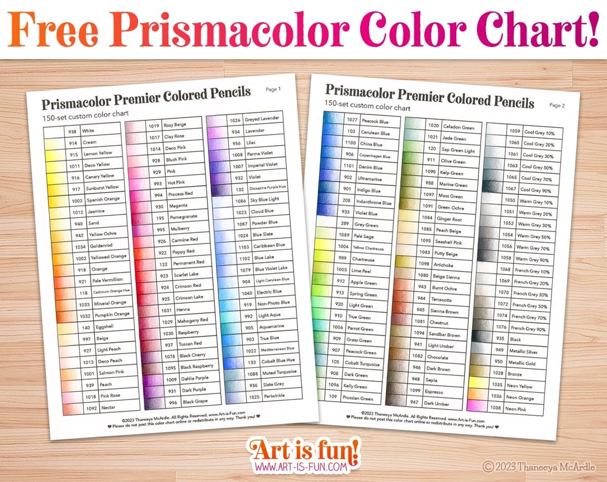 Prismacolor Colored Pencils Blank Color Chart For Set Of 150 Colored Pencils Art Is Fun Prismacolor Colored Pencils Blank Color Chart For Set Of 150 Colored Pencils Art Is Fun