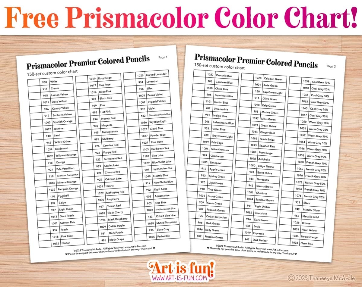 Prismacolor Colored Pencils Blank Color Chart For Set Of 150 Colored Pencils Art Is Fun Prismacolor Colored Pencils Blank Color Chart For Set Of 150 Colored Pencils Art Is Fun
