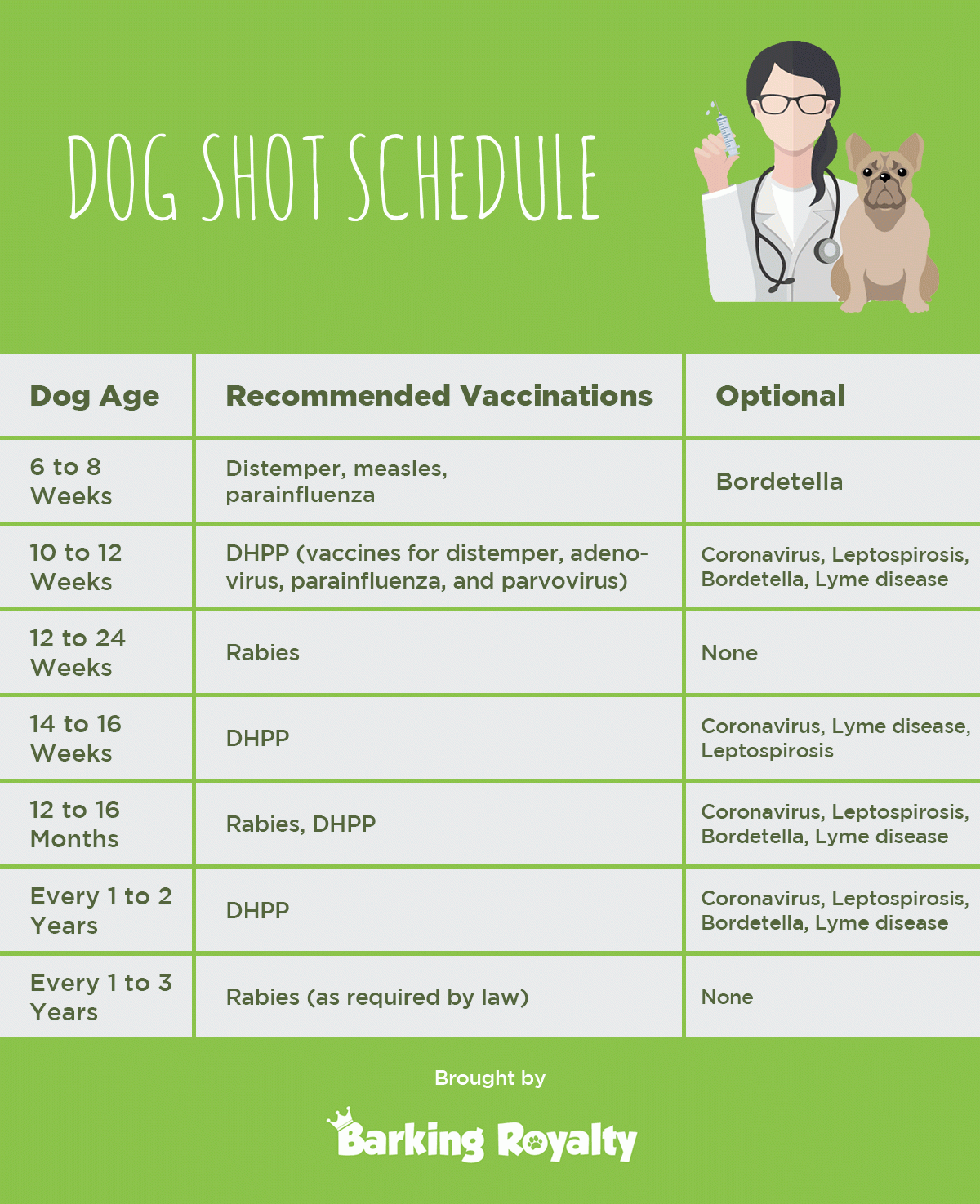 Puppy Vaccination Schedule Jacobson Kennel Worksheets Library