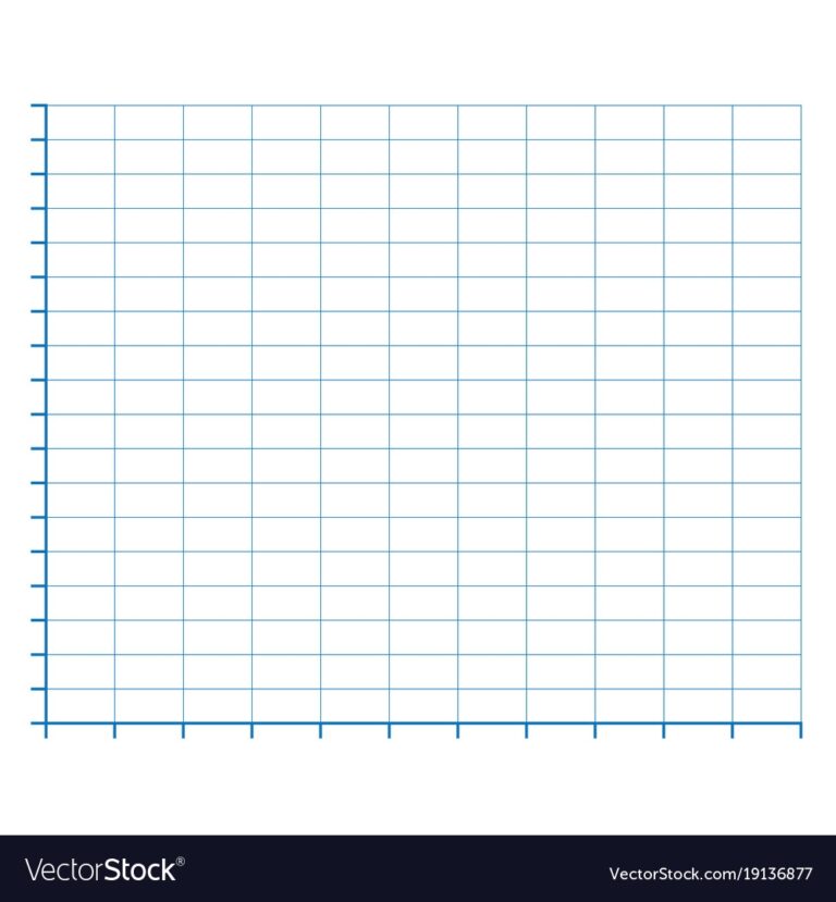 Ratings Line Graph Chart Paper Printa Royalty Free Vector