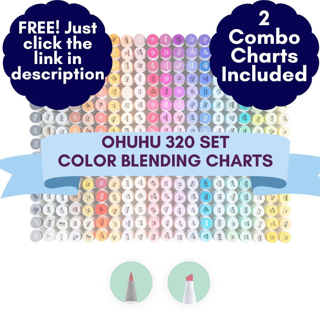 READ LISTING FIRST Free Ohuhu Color Charts Etsy