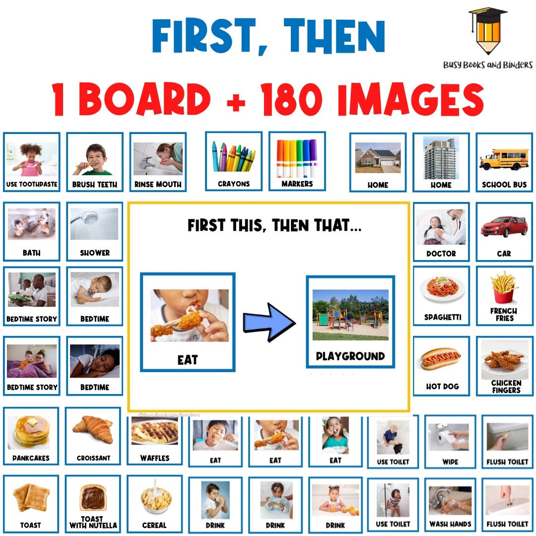 Printable First Then Chart