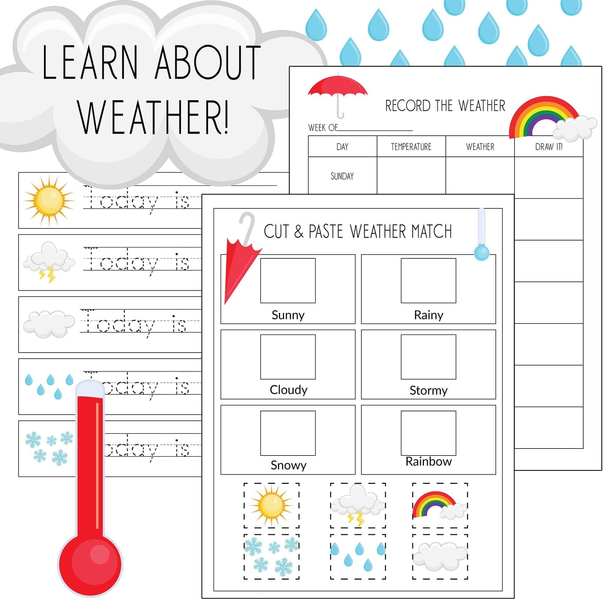Free Printable Weather Chart Free Printable Weather Chart