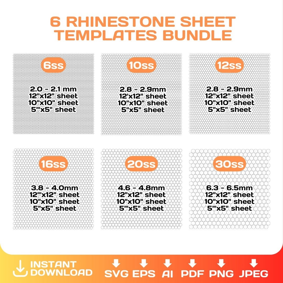 Rhinestone Stone Size Chart In Mm Rhinestone Size Chart Rhinestone Stone Size Chart In Mm Rhinestone Size Chart