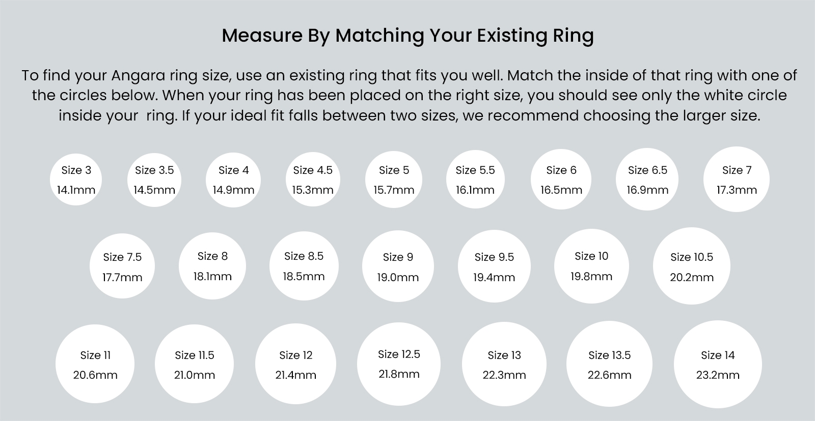 Ring Size Chart How To Measure A Ring Size