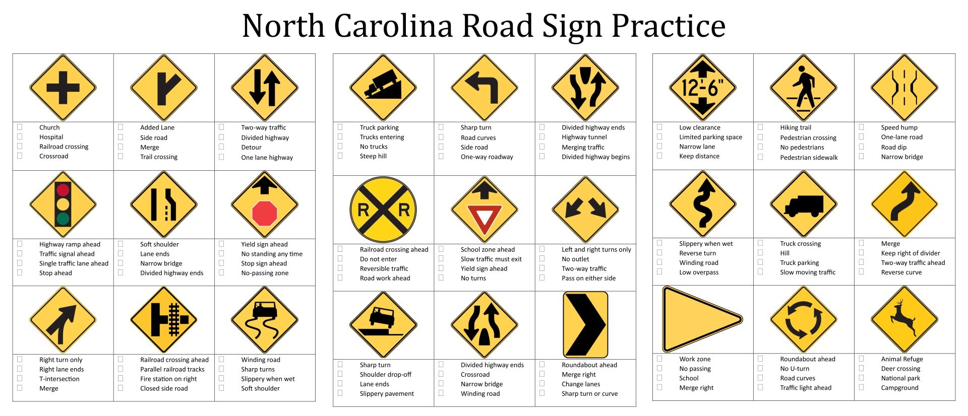 Road Sign Practice Test 10 Free PDF Printables Printablee Road Sign Practice Test 10 Free PDF Printables Printablee