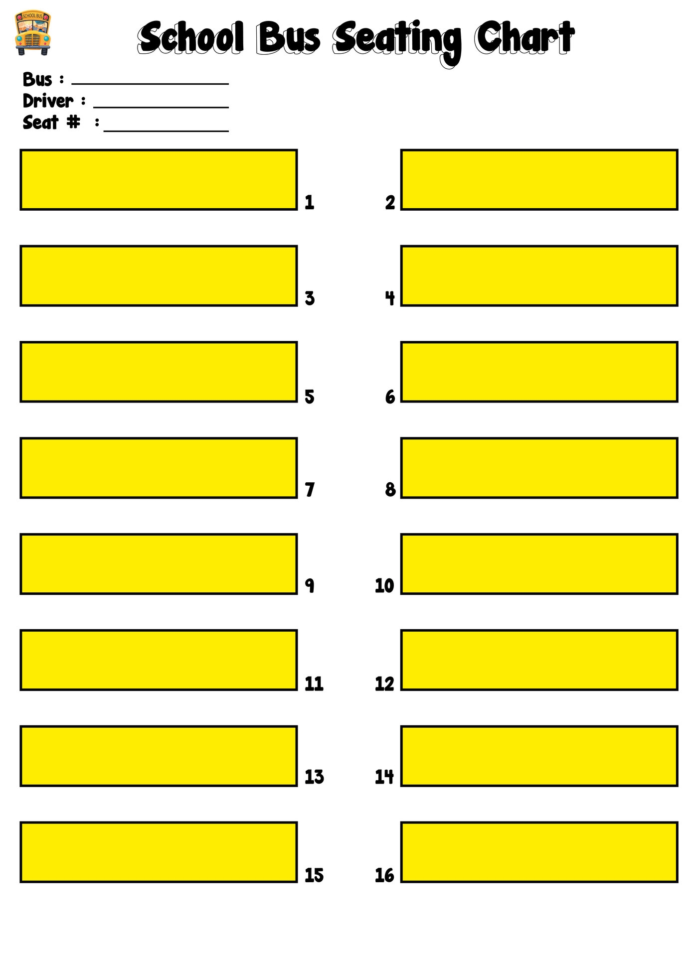 School Bus Diagram 11 Free PDF Printables Printablee