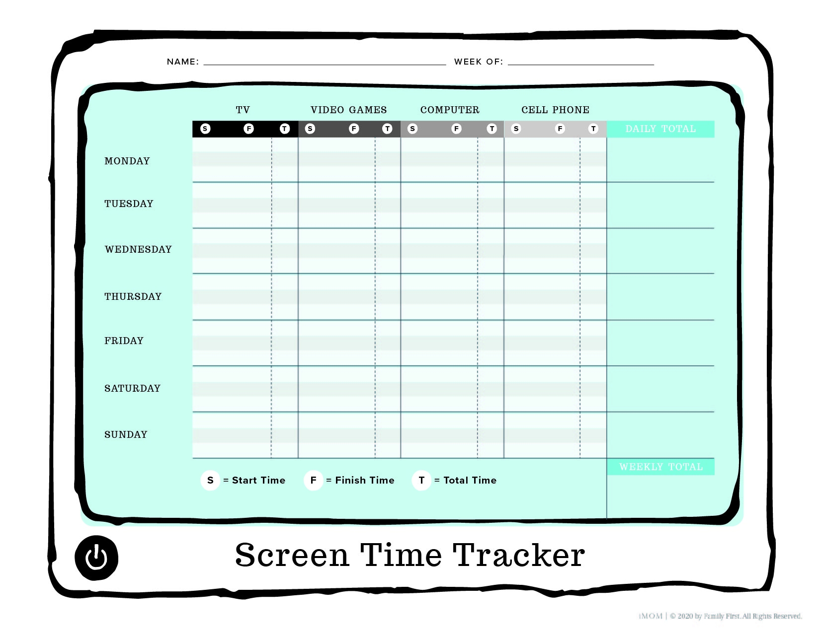Screen Time Tracker IMOM