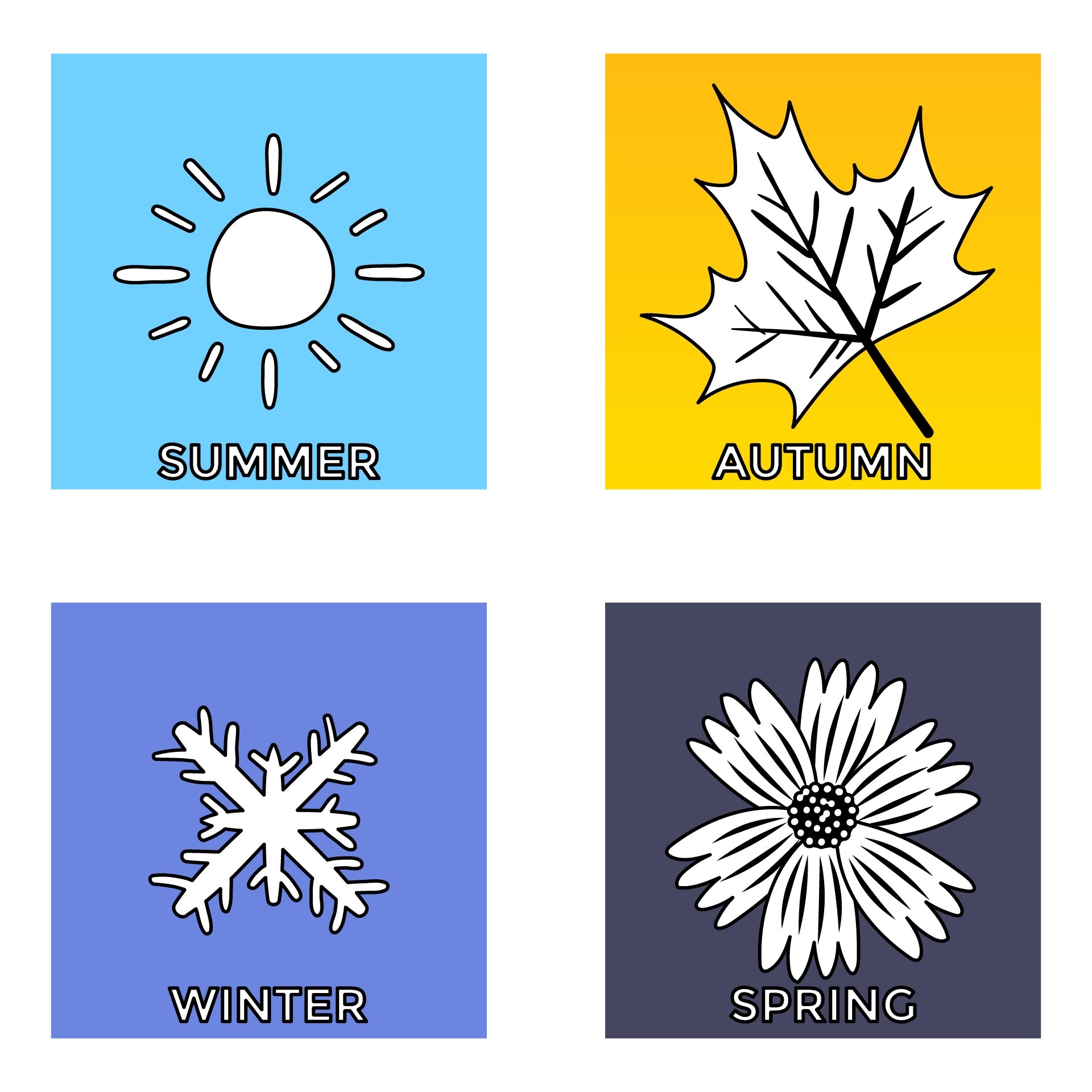 Free Printable Seasons Chart