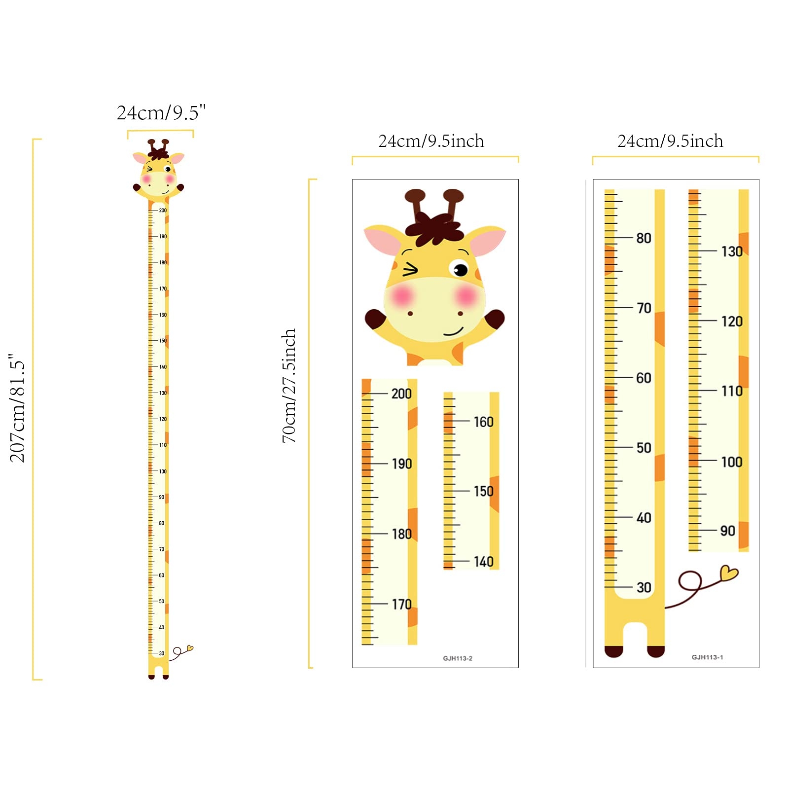 Giraffe Height Chart Printable