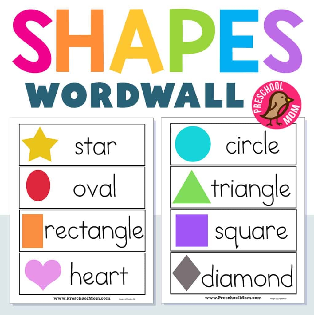 Preschool Shapes Chart Printable