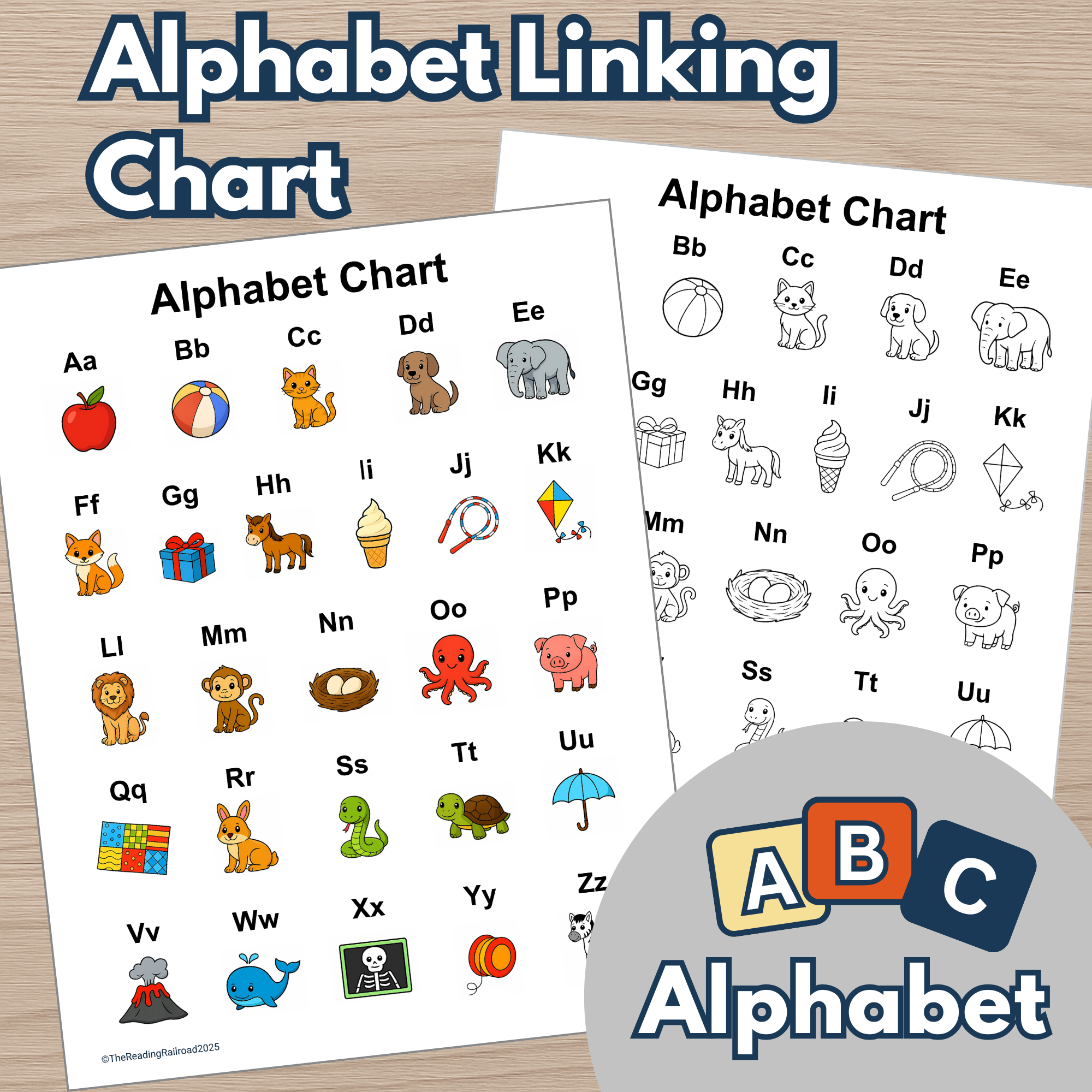 Alphabet Linking Chart Printable Alphabet Linking Chart Printable