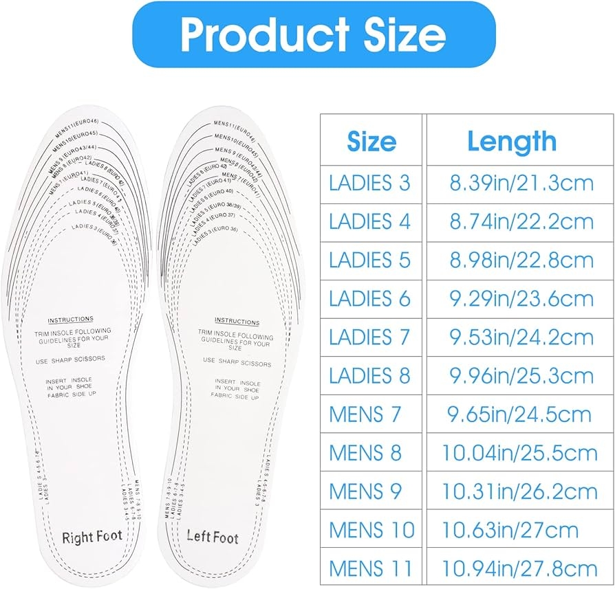 Sibba 2 Pairs Of Breathable Shoe Latex Insole Memory Foam Inserts Can Be Cut To Size Breathable Odour Inhibiting Replacement Shoe Insoles For Sports Running Shoes Walking Boots Men 41 46 Amazon de Fashion