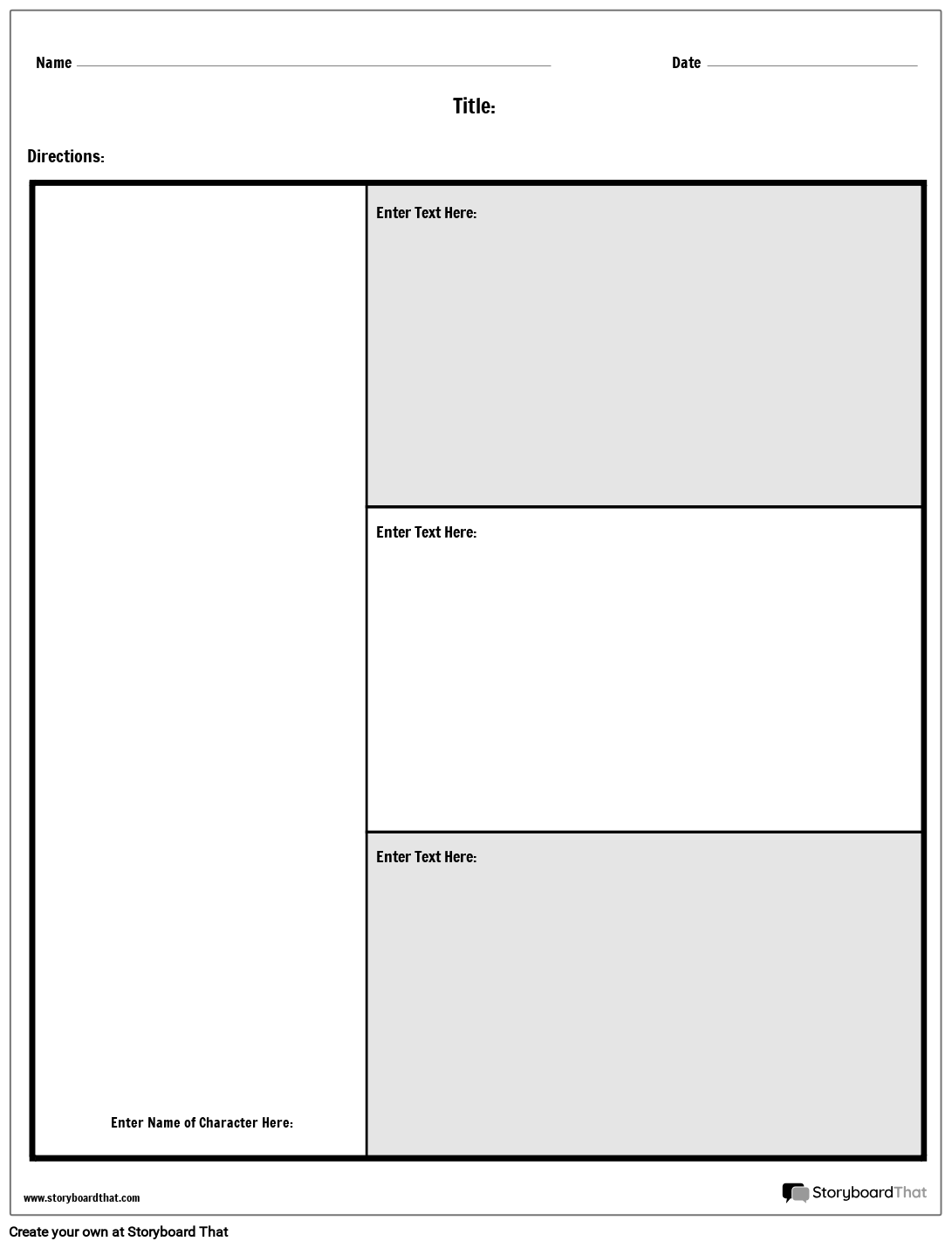 Simple 3 Questions Character Map Worksheet Template Simple 3 Questions Character Map Worksheet Template