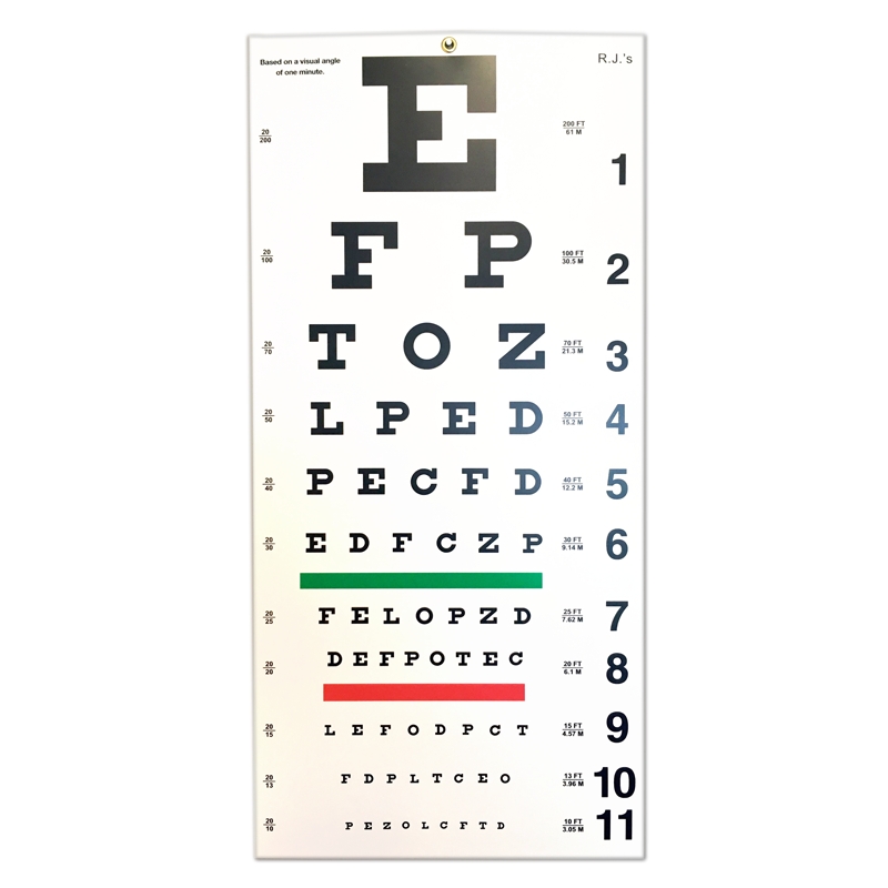 Printable Eye Chart 20 Feet Pdf