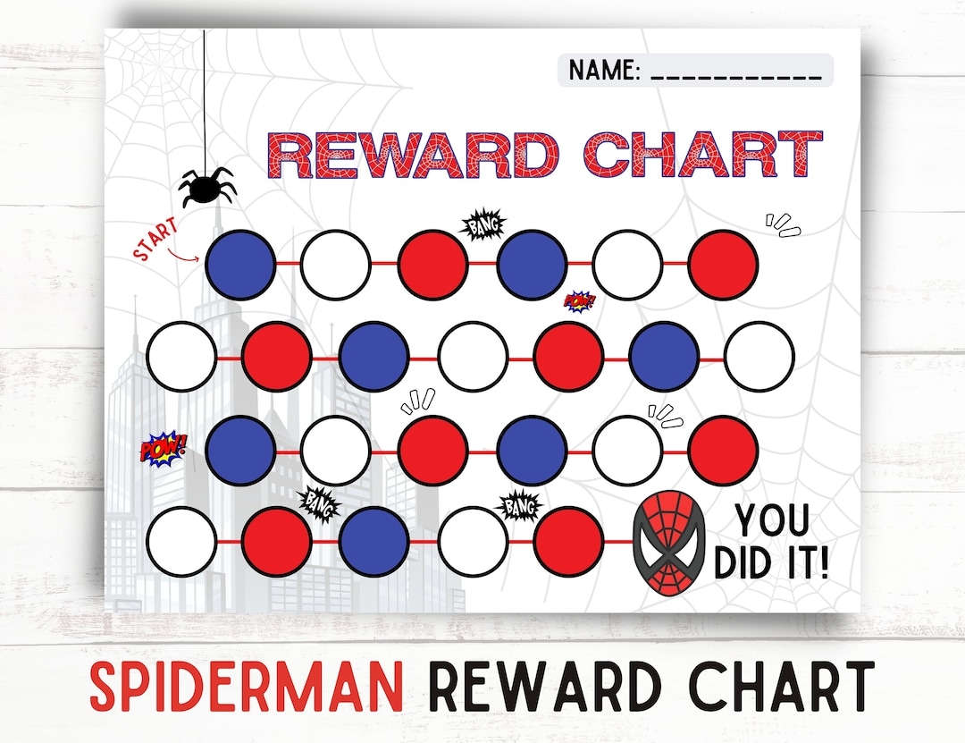 Free Printable Batman Reward Chart