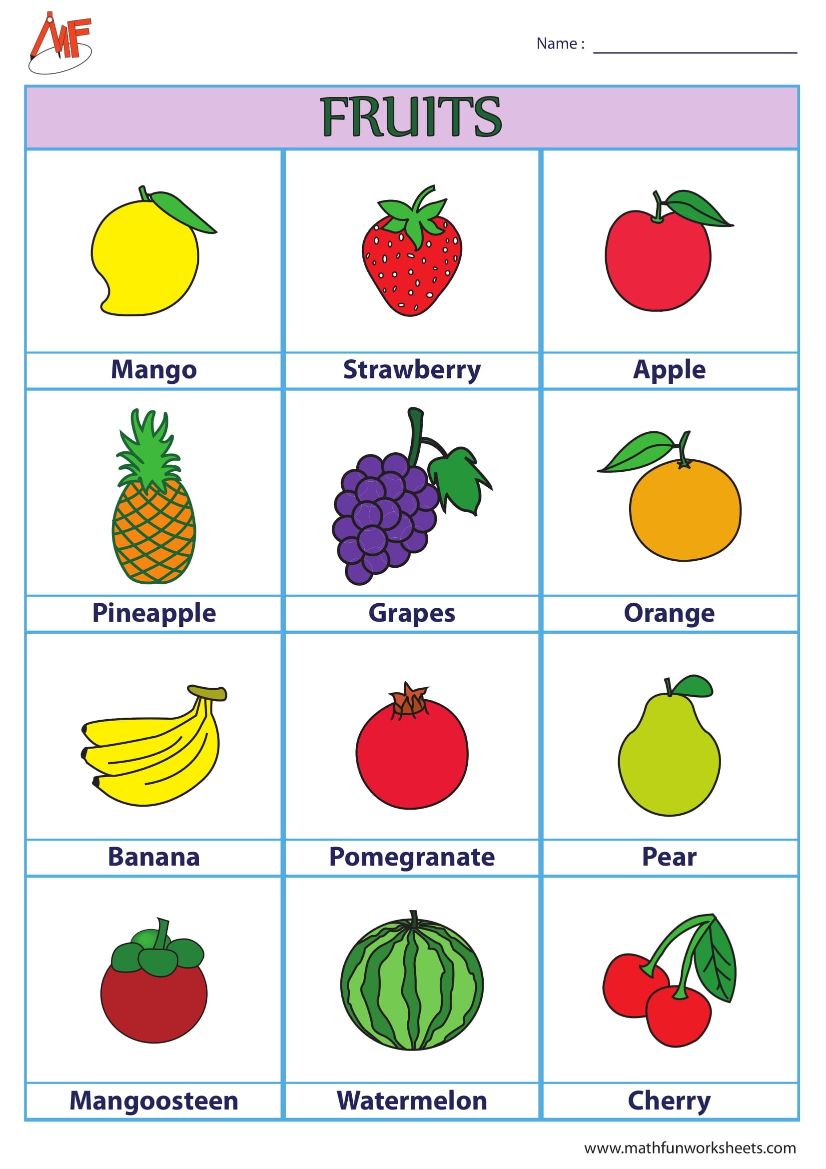 Standard Charts For Preschool Kids Math Fun Worksheets Standard Charts For Preschool Kids Math Fun Worksheets