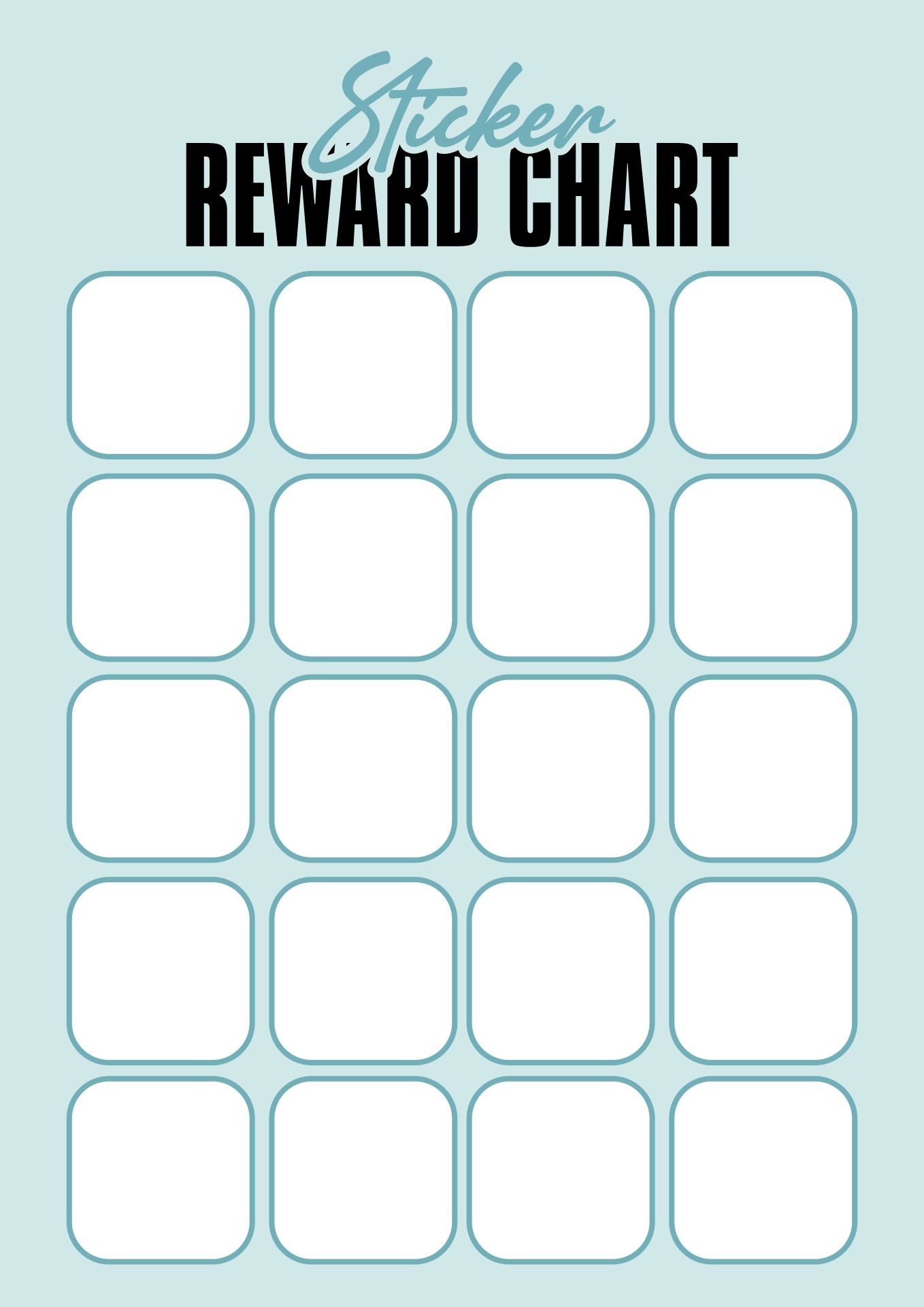 Sticker Reward Chart Free Printable Printable Party Favors Sticker Reward Chart Free Printable Printable Party Favors