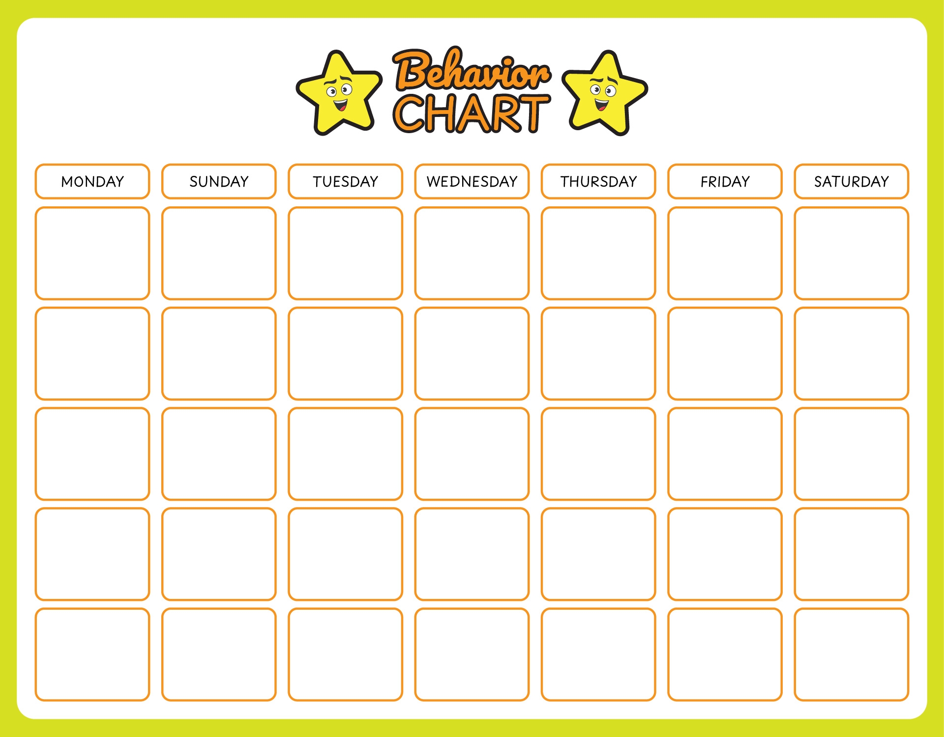 Free Printable Incentive Chart Printable
