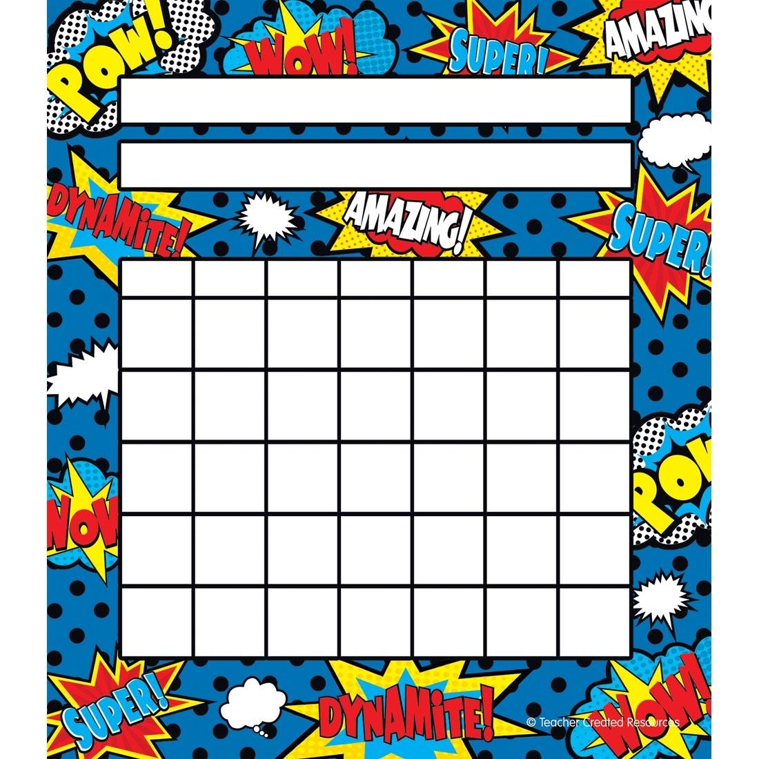 Superhero Student Incentive Charts By Teacher Created Resources 36 Count Package Superhero Student Incentive Charts By Teacher Created Resources 36 Count Package
