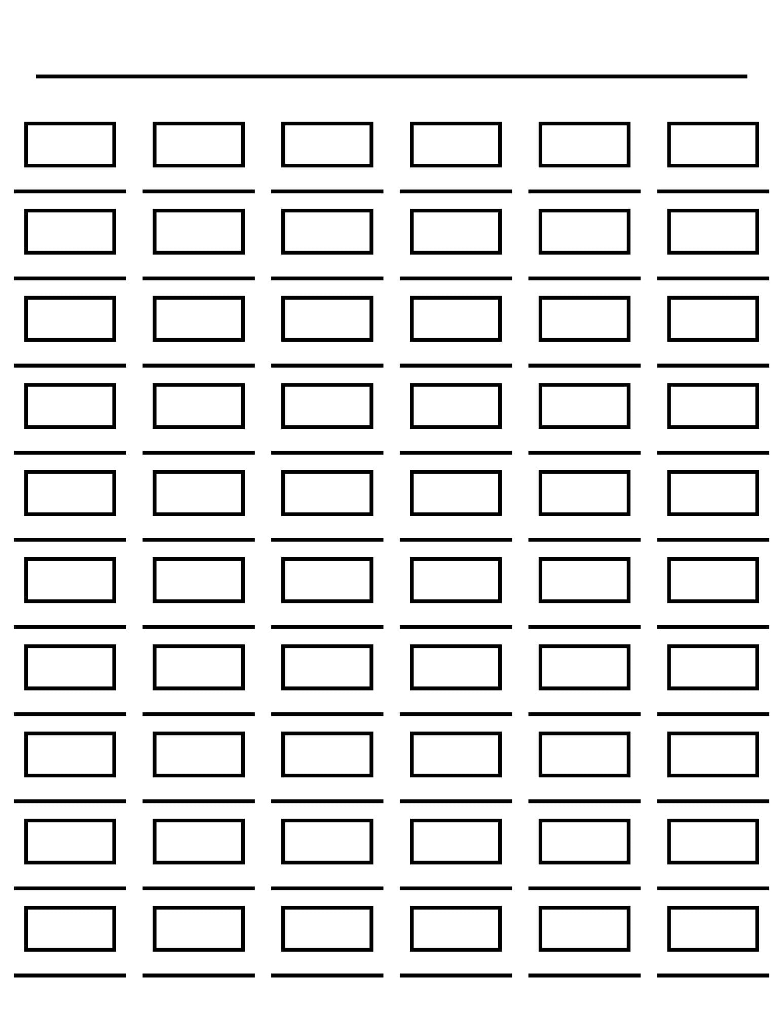 Swatch Template For 60 Colors Alcohol Markers Color Pencils Gel Pens Watercolor Pens Paint More Bigger Boxes type Fields Downloadable Etsy