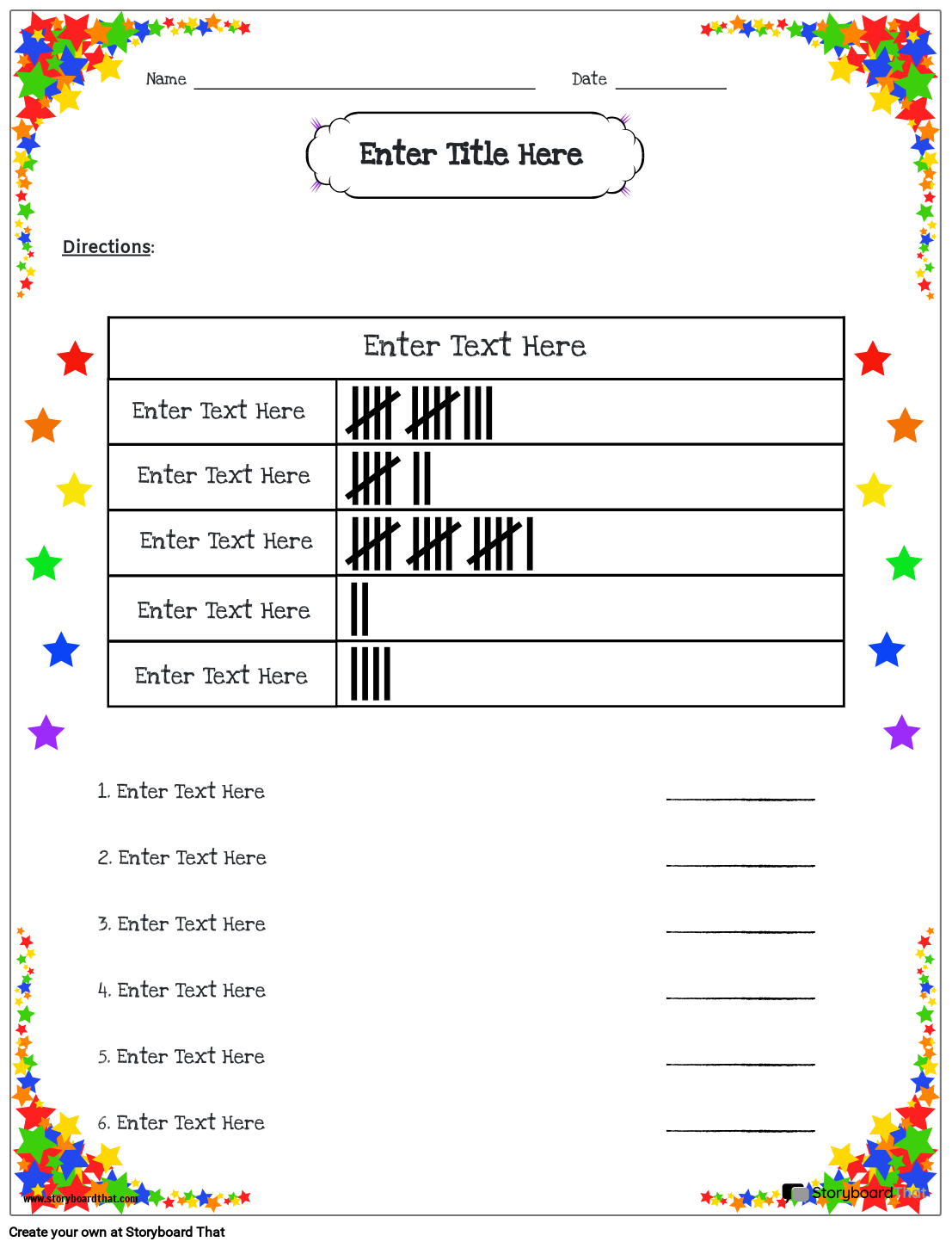 Blank Tally Chart Printable Blank Tally Chart Printable