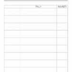 Tally Chart Worksheets