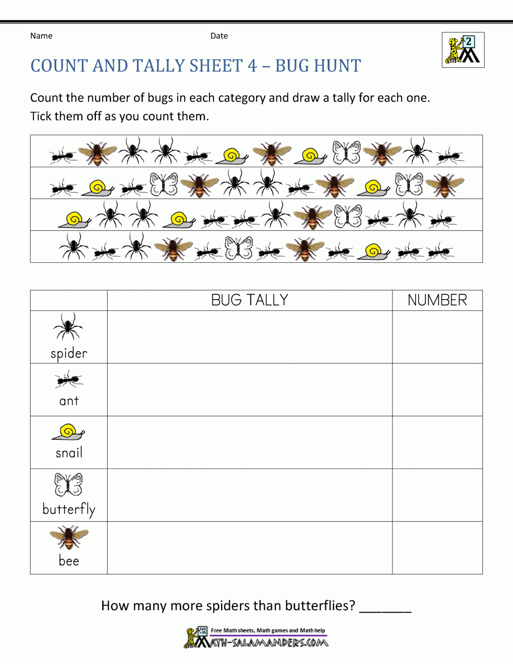 Tally Chart Worksheets Tally Chart Worksheets
