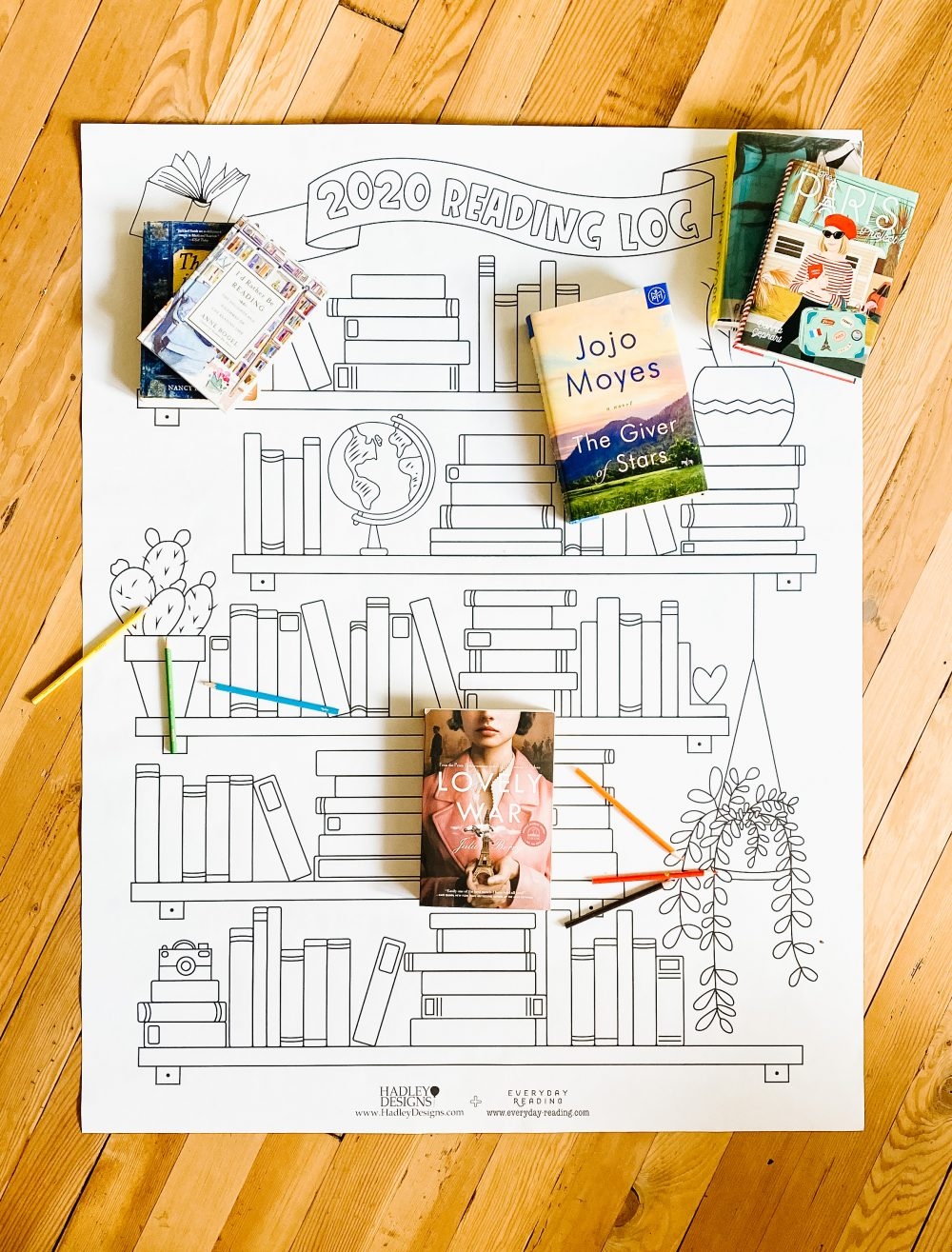 Book Reading Chart Printable