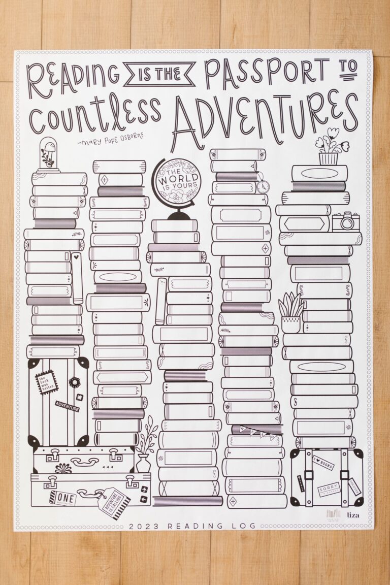 The 2023 Printable Reading Log Everyday Reading