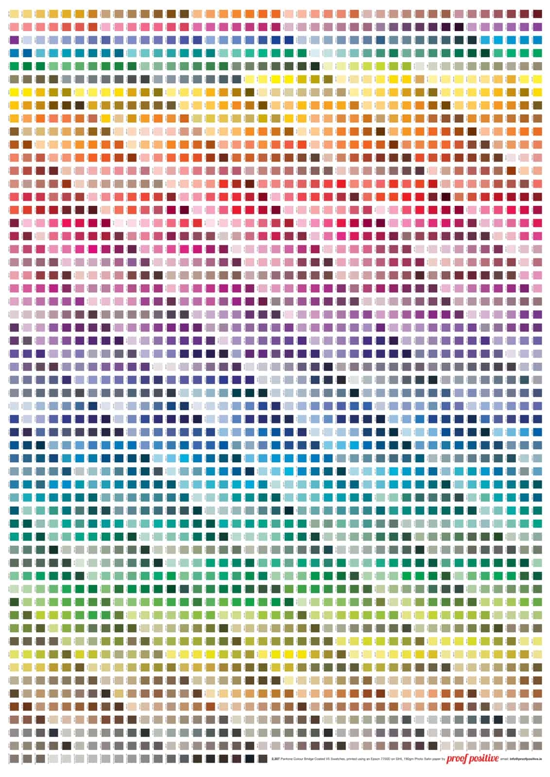 The Pantone Swatch Poster The Pantone Swatch Poster