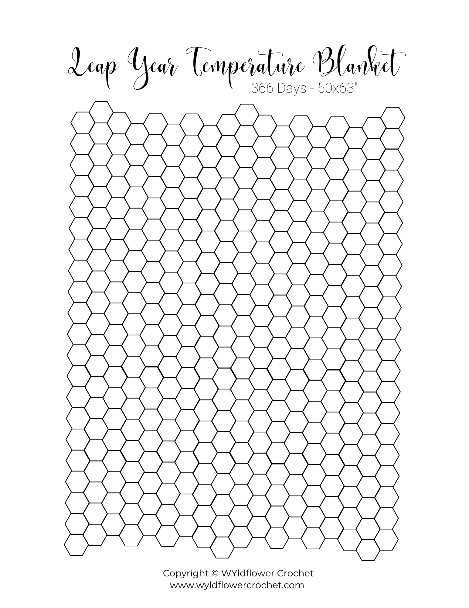 Thorofare Temperature Blanket WYLDFLOWER CROCHET