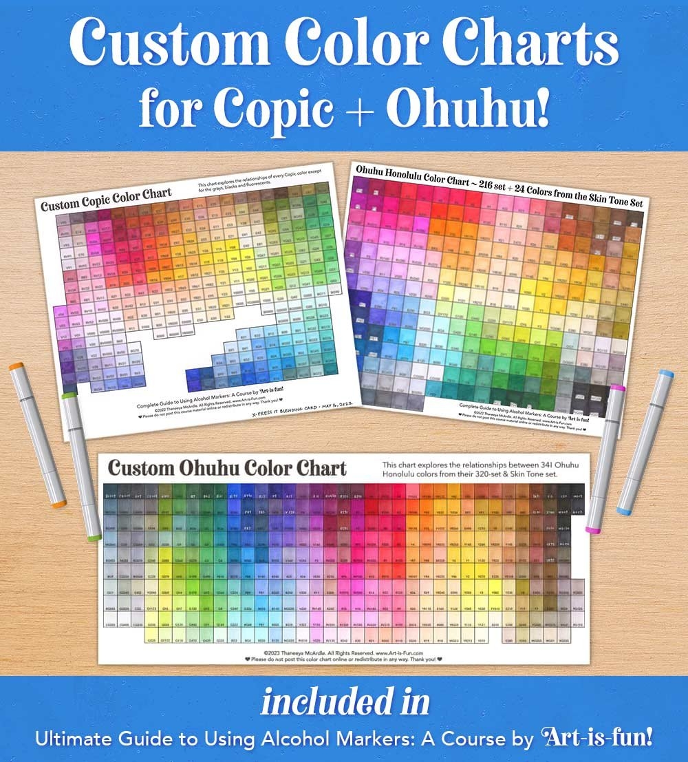 Ultimate Guide To Using Alcohol Markers Learn The Best Alcohol Marker Blending Techniques Art Is Fun