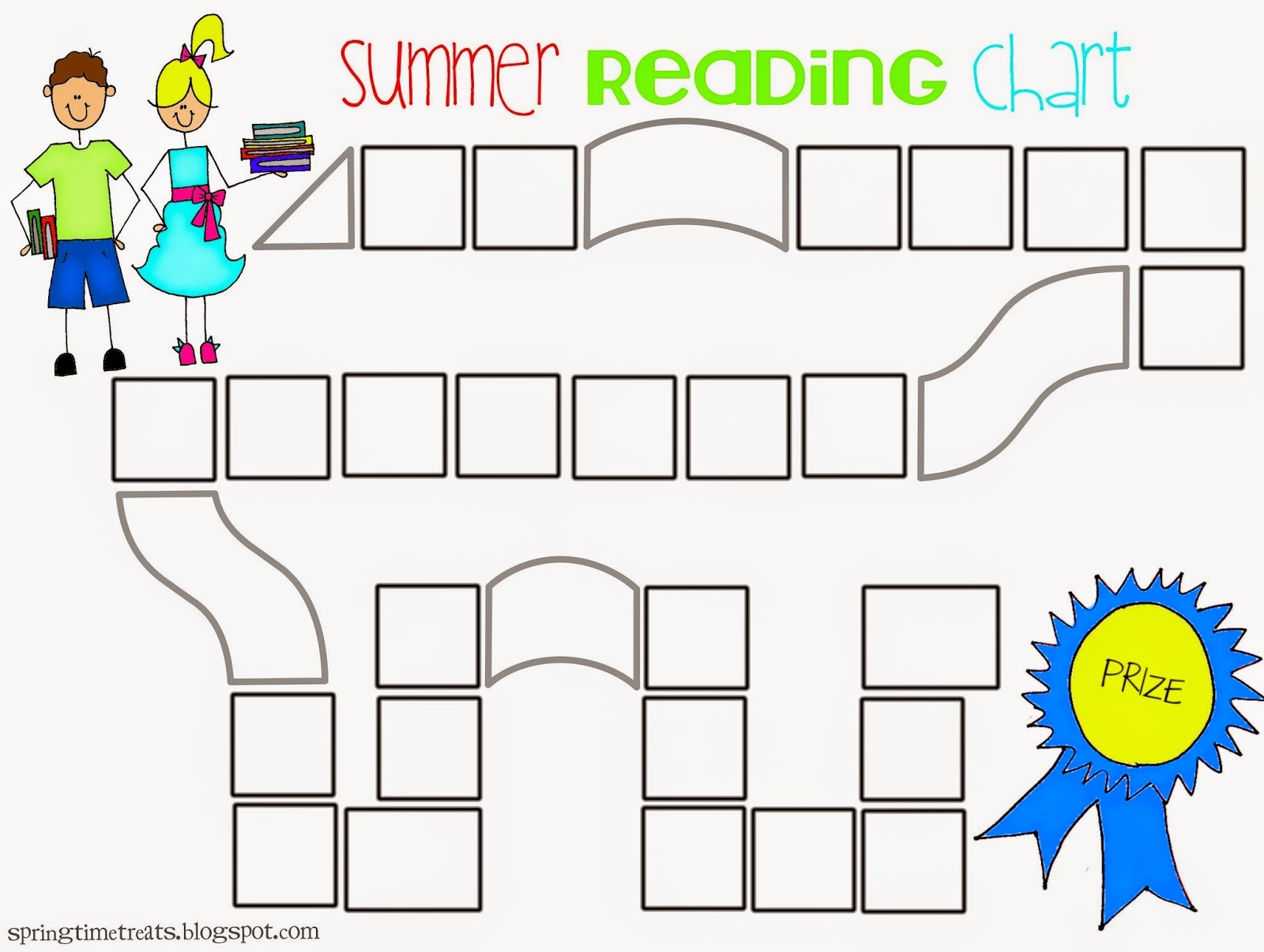 Updated Reading Chart Free Printable Spring Time Doodles Updated Reading Chart Free Printable Spring Time Doodles