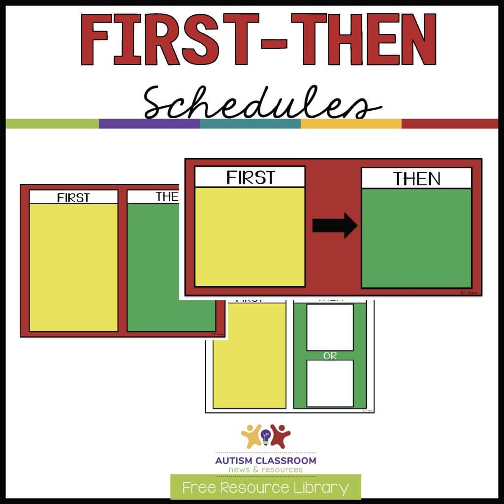 Visual Schedule Series First Then Schedules Freebie Autism Classroom Resources Visual Schedule Series First Then Schedules Freebie Autism Classroom Resources